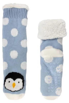 Produktbild von BambooMN Extra dicke, gemütliche flauschige Tier-Thermo-Socken, Plüsch, Fleece-g