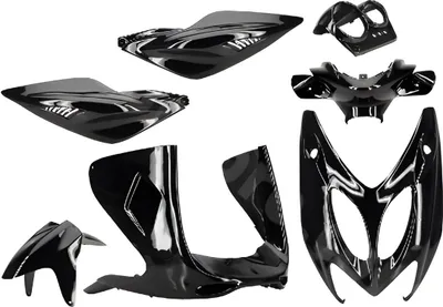 Produktbild von Kit Carene TNT 7 Pezzi Nero Opaco