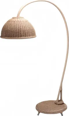 Produktbild von Stehlampe Rattan Beige Modern Luxuslampen Stehlampenständer stilvoll Lampe