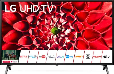 Obrázek produktu pro LG 43UN71006LB, 109,2 cm (43"), 3840 x 2160 px, LED, Smart TV, Wi-Fi, Černá