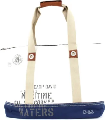 Image de CAMP DAVID sac shopper Deep River Shopper White blanc