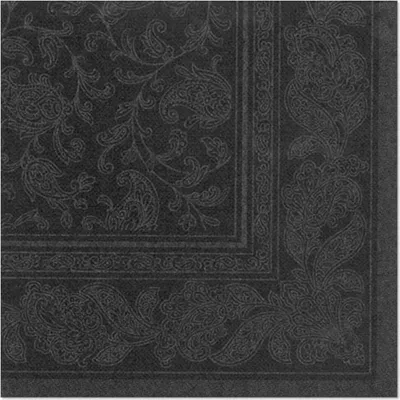 Immagine prodotto di PAPSTAR 19828 PAPSTAR Servietten "Collezione ROYAL Ornamenti", nero