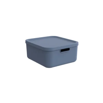 Produktbild von Rotho Box mit Deckel, 395 x 355 x 177 mm, Beige, 39 x 35 x 17 cm