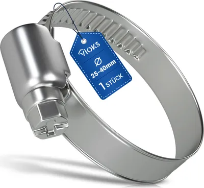 Produktbild von Schlauchschelle 25-40mmØ W2 aus Chromstahl Schelle Rohrschelle