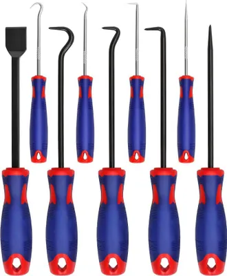 Produktbild von Präzisionsstifte und -haken, 9-teiliges Set