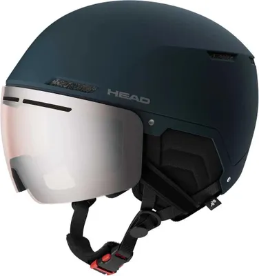 Image de Head Cinema Casque Avec Visière Bleu 52-55 cm / Silver/Red/CAT2 Bleu 52-55 cm