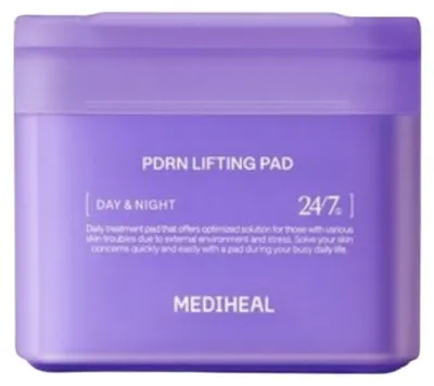 Mediheal PDRN Lifting Pad – zpevňující tonerové polštářky s PDRN – 100 ks / 170 ml – obrázek 1