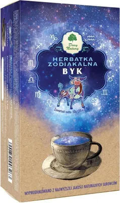 HERBATKA ZODIAKALNA BYK (20 x 2,5 g) 50 g - DARY NATURY