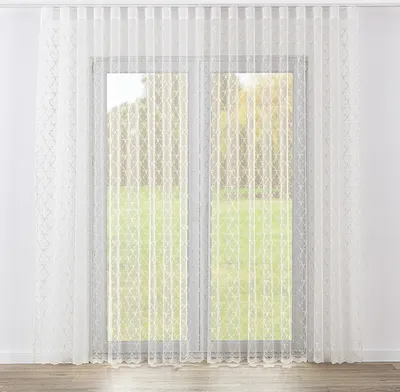Produktbild von Dekoria Wellengardine, ecru, 300 x 245 cm