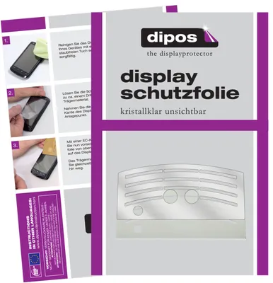 Produktbild von 2x Schutzfolie für Melitta Caffeo Solo E957 Tropfblech klar Displayschutzfolie