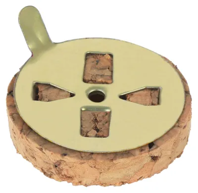 Produktbild von 1x 3cm Schwimende Dochthalter Vigil Runde Korkschwimmer Fackeldocht 4075