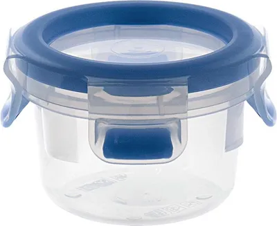 Produktbild von EMSA CLIP & CLOSE FRISCHHALTEDOSE RUND, Container, Rund, 0,15 l, Transparent, Polypropylen (PP), Thermoplastisches Elastomer (TPE), Fruits