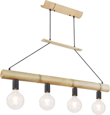 Produktbild von Globo Lighting Hängeleuchte Metall schwarz, 4x E27