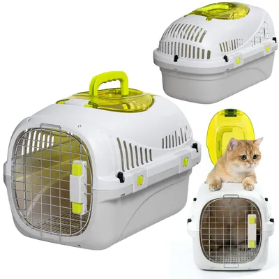 Obrázek produktu pro Transportní box pro kočky do 5 kg s dvojitým uzávěrem