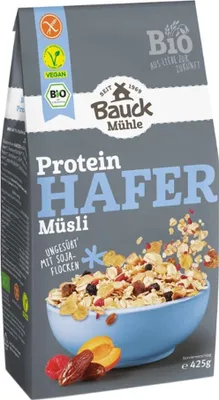 Zdjęcie produktu dla Bauck Mühle 393338x1, 425 g, Owies, Jabłko, Morela, Ananas, Malina, 1545 kJ, 368 kcal, 12 g
