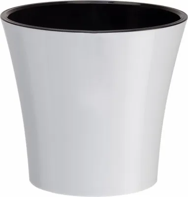 Image de Couvercle pour pot ARTE auto-arrosant brillant d14cm 1,2l