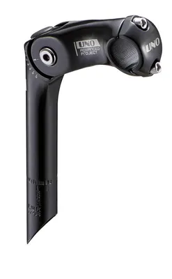 Zdjęcie produktu dla Wspornik kierownicy rowerowej UNO 0°/60° z regulacją - 100 mm czarny