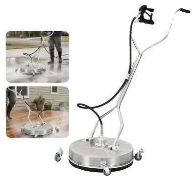 Obrázek produktu pro Čisticí zařízení pod tlakem, plochá tryska, 18 palců, 4000 PSI, 8,5 GPM, s dvojitou rukojetí, nerezová ocel