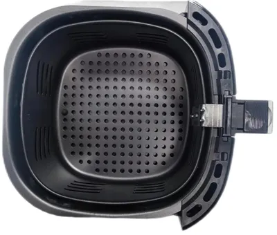 Abnehmbarer Behälter für Heißluftfritteuse, 4,5 l, schwarz