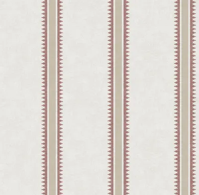 Produktbild von Sanders & Sanders Tapete breite Streifen Terrakottabraun und Beige 53 cm x 10 m