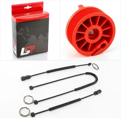 Produktbild von Fensterheber Reparatursatz Seilzug Rolle Set VL für RENAULT MEGANE 2 II CABRIO