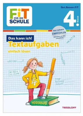 Produktbild von Fit für die Schule: Das kann ich! Textaufgaben einfach lösen 4. Klasse