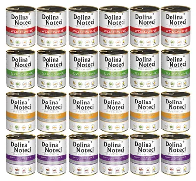 Zdjęcie produktu dla Dolina Noteci Premium MIX smaków mokra karma dla psa 24x800g