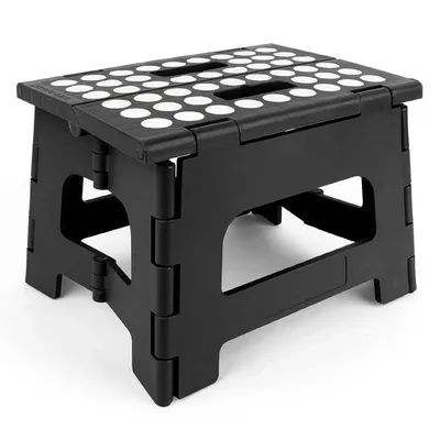 Produktbild von Kikkerland Rhino II Tritthocker + - Schwarz