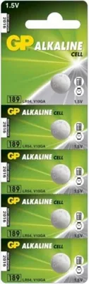 Produktbild von GP Batteries Alkaline Cell 189F Einwegbatterie SR54 Alkali (GP 189-C5 / LR54 / LR1130 AG10)