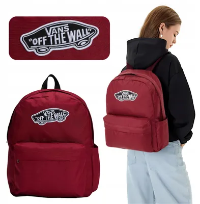 Immagine prodotto di Zaino scolastico VANS OLD SKOOL bordeaux per ragazzi e ragazze