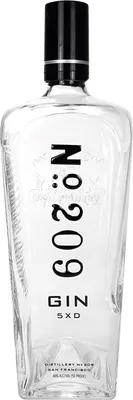 Produktbild von No 209 Gin 0,7l 700ml Dummy Leere Flasche Dekoration -  USA - OHNE Inhalt