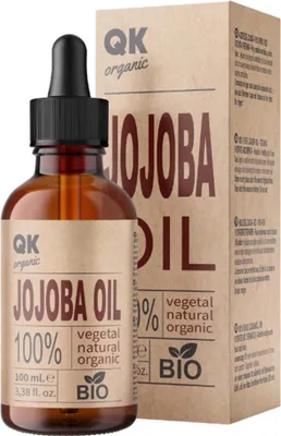 Produktbild von QKnatur JOJOBAÖL 100% reines veganes Bio-Jojobaöl für Körper, Gesicht, Haare, Nägel