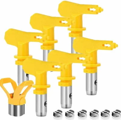 Produktbild von Stück Airless-Düse, Airless-Pistolenspitze für Hochdruck-Farbspritzpistole (Größe 515, 517, 519, 521, 523, 525)