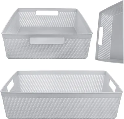 Obrázok produktu pre KADAX kôš obdĺžnikový kontajner 33x26x8cm svetlosivý