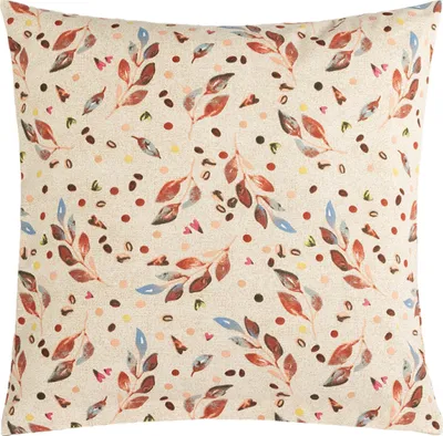 Image de Housse Berta - 45x45 cm - Marron,Beige