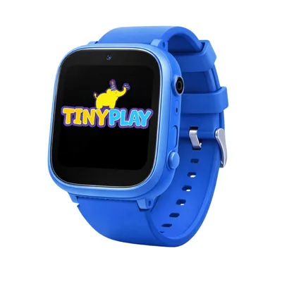 Productafbeelding van TinyPlay Smartwatch Kinderen - Dual Camera - Spelletjes - USB Oplaadbaar kinderhorloge - Kinder smartwatch - Jongen - Blauw