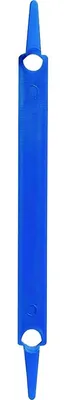 Produktbild von Heftstreifen 80mm Kunststoff VE=100 Stück blau