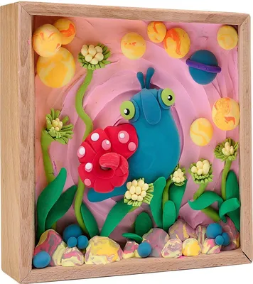 Produktbild von Okto sensorisches Spielzeug Knete Bastelset kleine Welt Schnecke kreativ