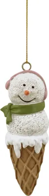 Produktbild von Deko Anhänger Schneemann 11,5 x 4,5 x 6,5 cm bunt