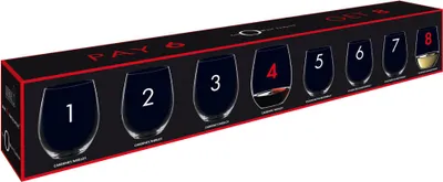 Image de Riedel O Kauf 8 nombre 6, 4 x Cabernet / Merlot 0414/0 & 4 x Chardonnay / Viognier 0414/05, verre de qualité supérieure, 5414/50
