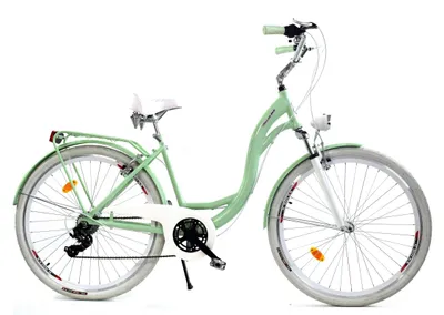 Zdjęcie produktu dla Rower Dallas City Alu 26" 7spd - mięta z białym