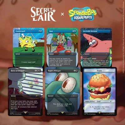Produktbild von Magic the Gathering Secret Lair x Spongebob Schwammkopf: Internet Sensation (Folie)