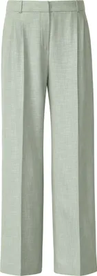 Produktbild von Comma Elegante Wide-Leg-Hose mit Bundfalten, Regular Fit, Blaugrün, Größe 42