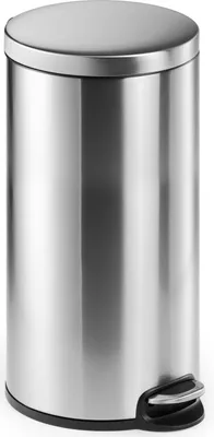 Produktbild von DURABLE Treteimer Edelstahl 30L rund, 340323 silber