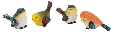 Produktbild von Set mit 4 Vogeldekorationen aus Kunststoff für den Garten