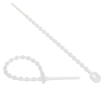 Produktbild von InLine Kabelbinder Kugelbinder natur, Länge 100mm, 100 Stück, Weiß, 200 mm, 33 g, 90 mm, 220 mm, 11 mm