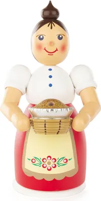 Obrázek produktu pro Kuřačka se zástěrou a dortem ŠxVxH 8,5x17x9cm NOVINKA
