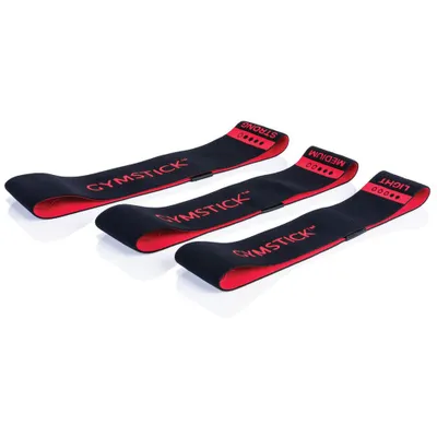 Obrázek produktu pro Gymstick Fabric Mini Band černá / červená střední