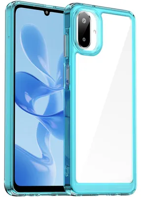 Produktbild von Hülle für Samsung Galaxy A07 5G/4G, Klar Rückseite Stoßfeste TPU Silikon Bumper Schutzhülle Hellblau