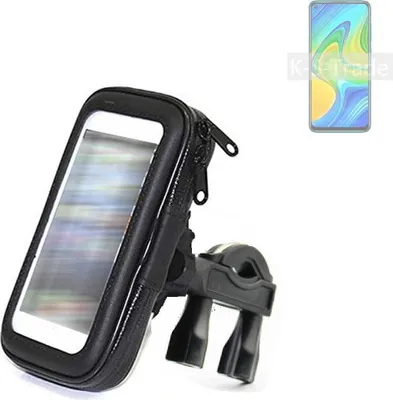 Produktbild von K-S-Trade Fahrrad-Halterung kompatibel mit Xiaomi Redmi 10X 4G Handy-Halterung Halter Lenkstange Fahrradhalterung Motorrad Bike Mount Wasserabweisend